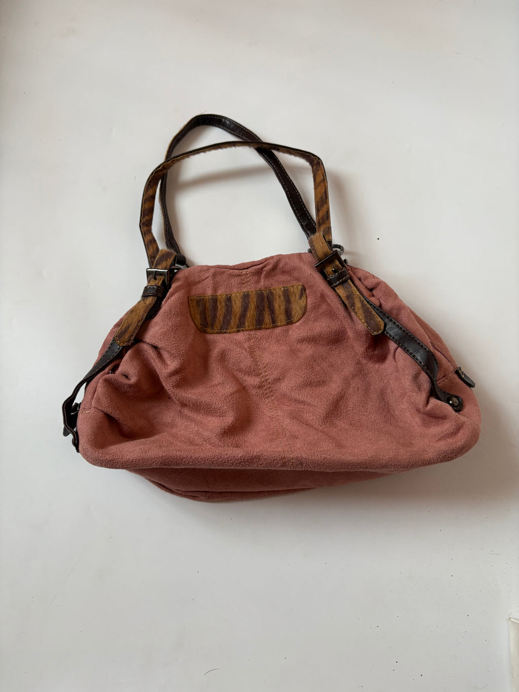 David jones Leopard hand bag
