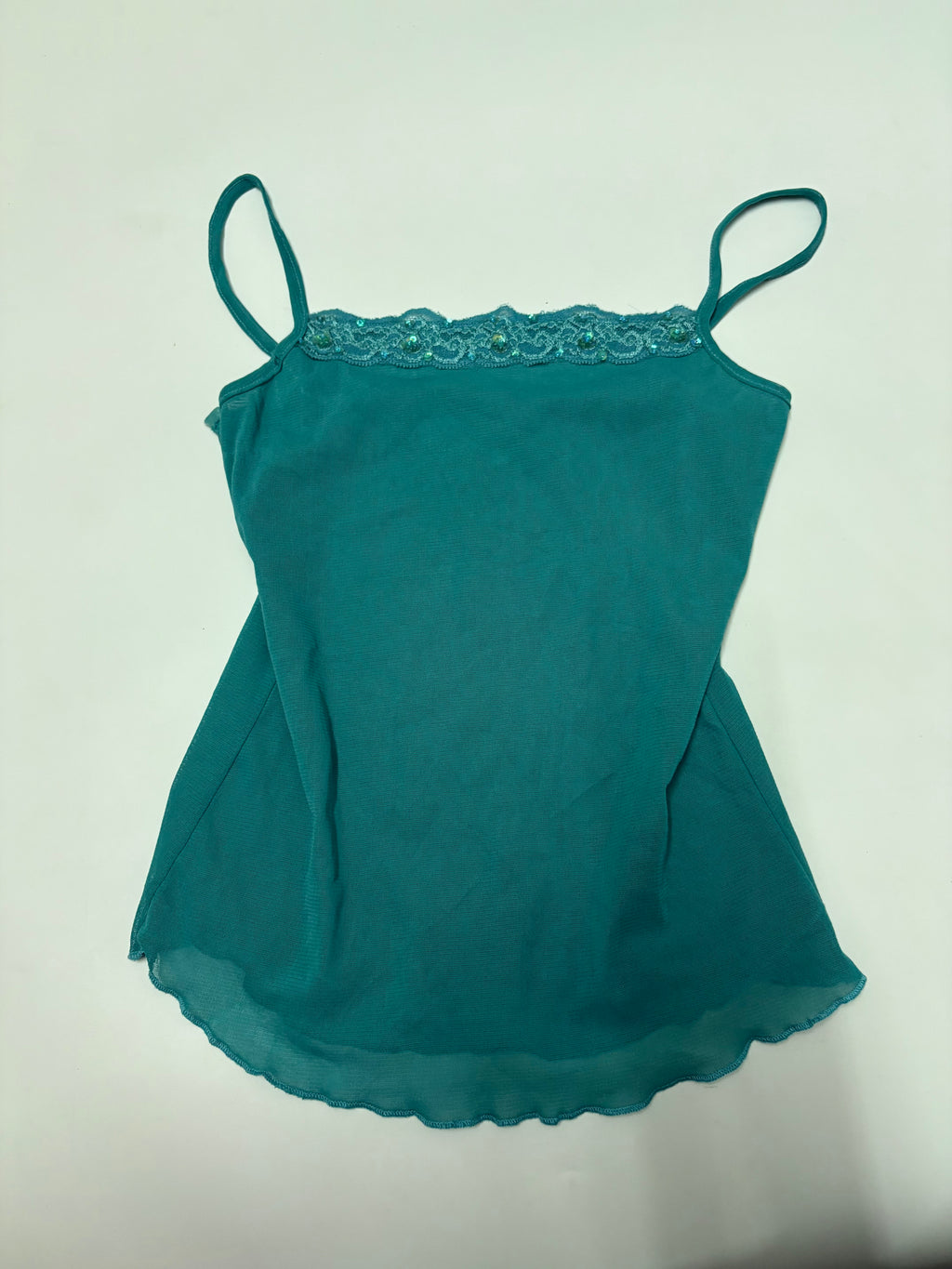 teal cami top (30-34inch)