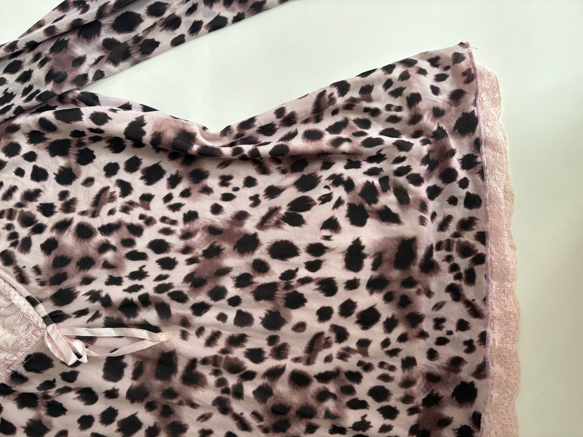 Cheetah lavender colour top(38-40 inch)