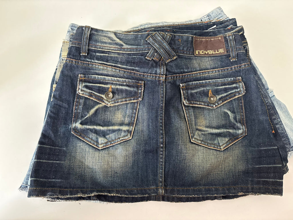 Indy blue mini skirt(28 inch)