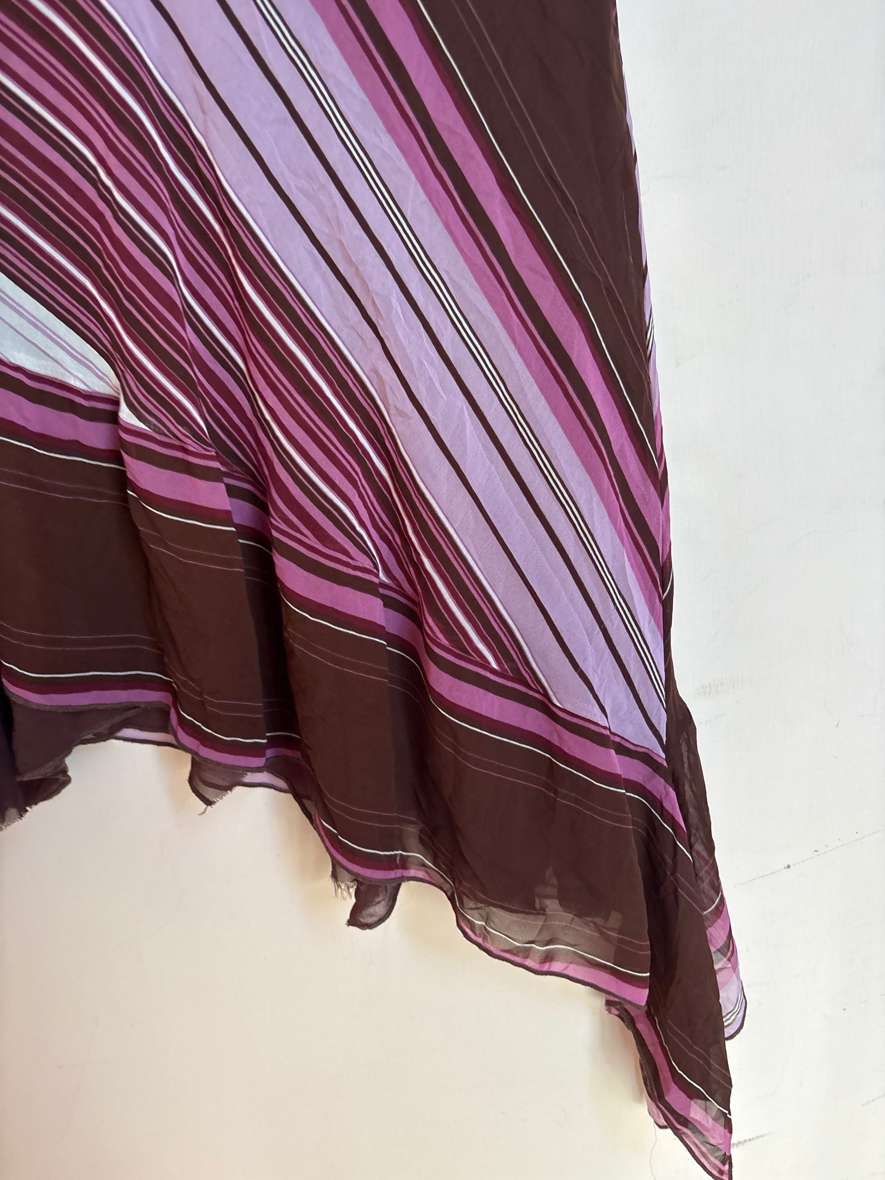 UNIT stripped skirt(34-36 inch)