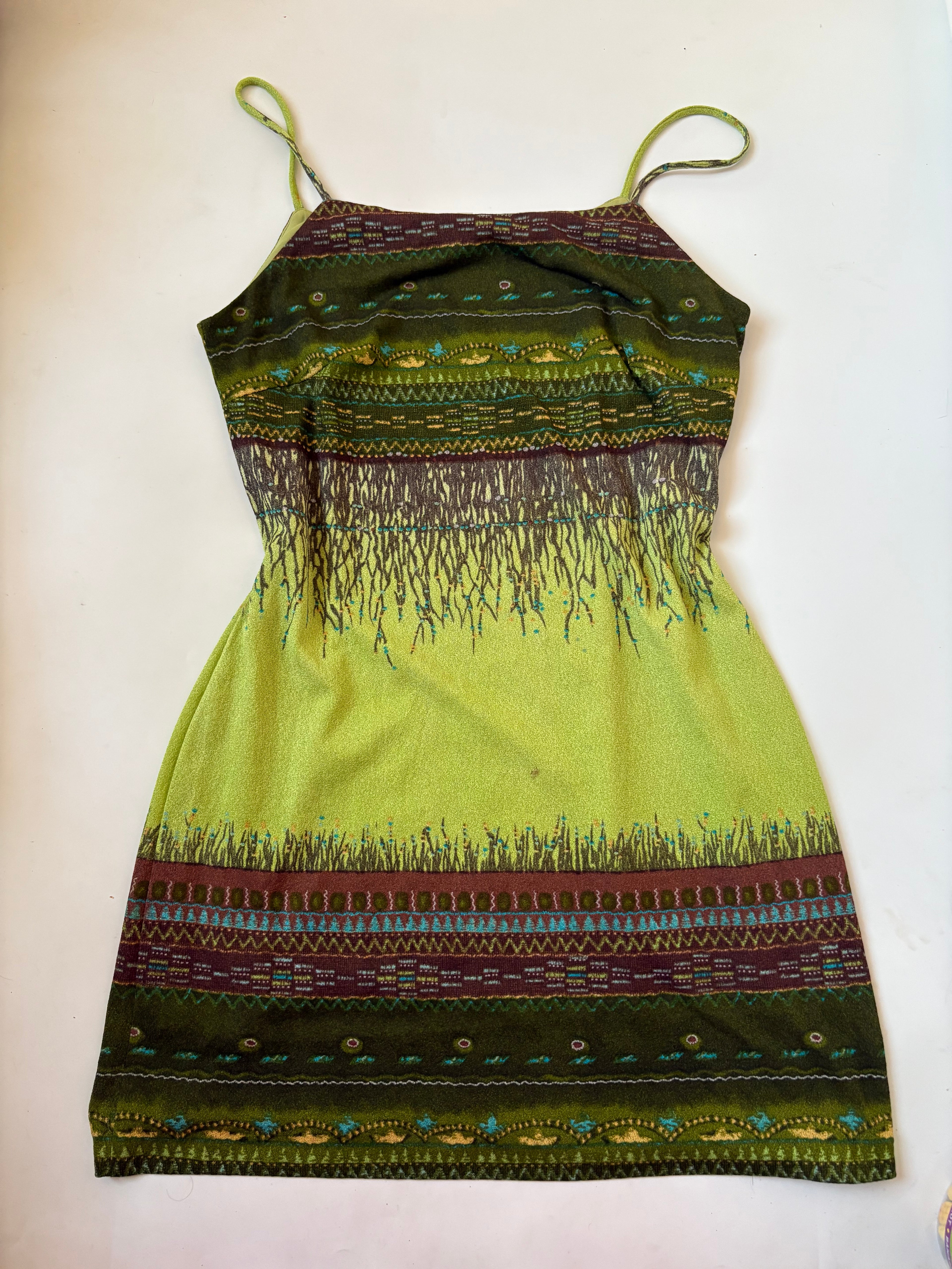 green forest dress ( 34-36inch)