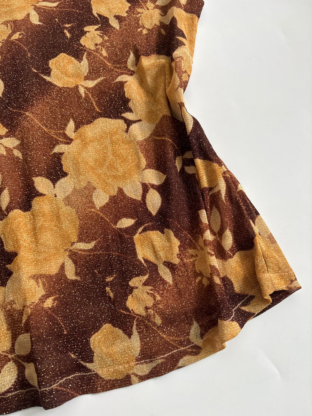 v neck printed top (36-42inch)