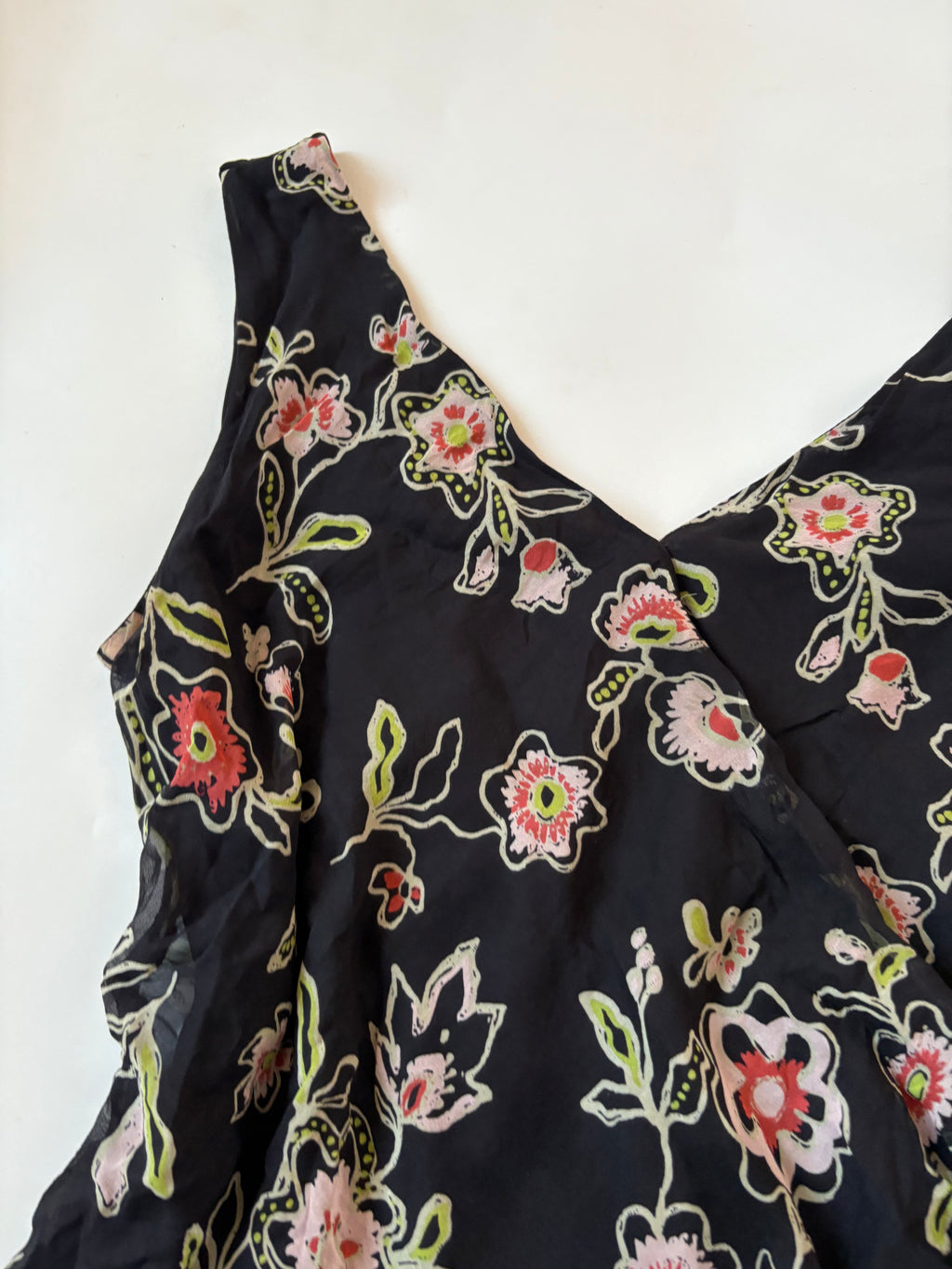 luisa spagnoli pure silk cami top ( 40inch)
