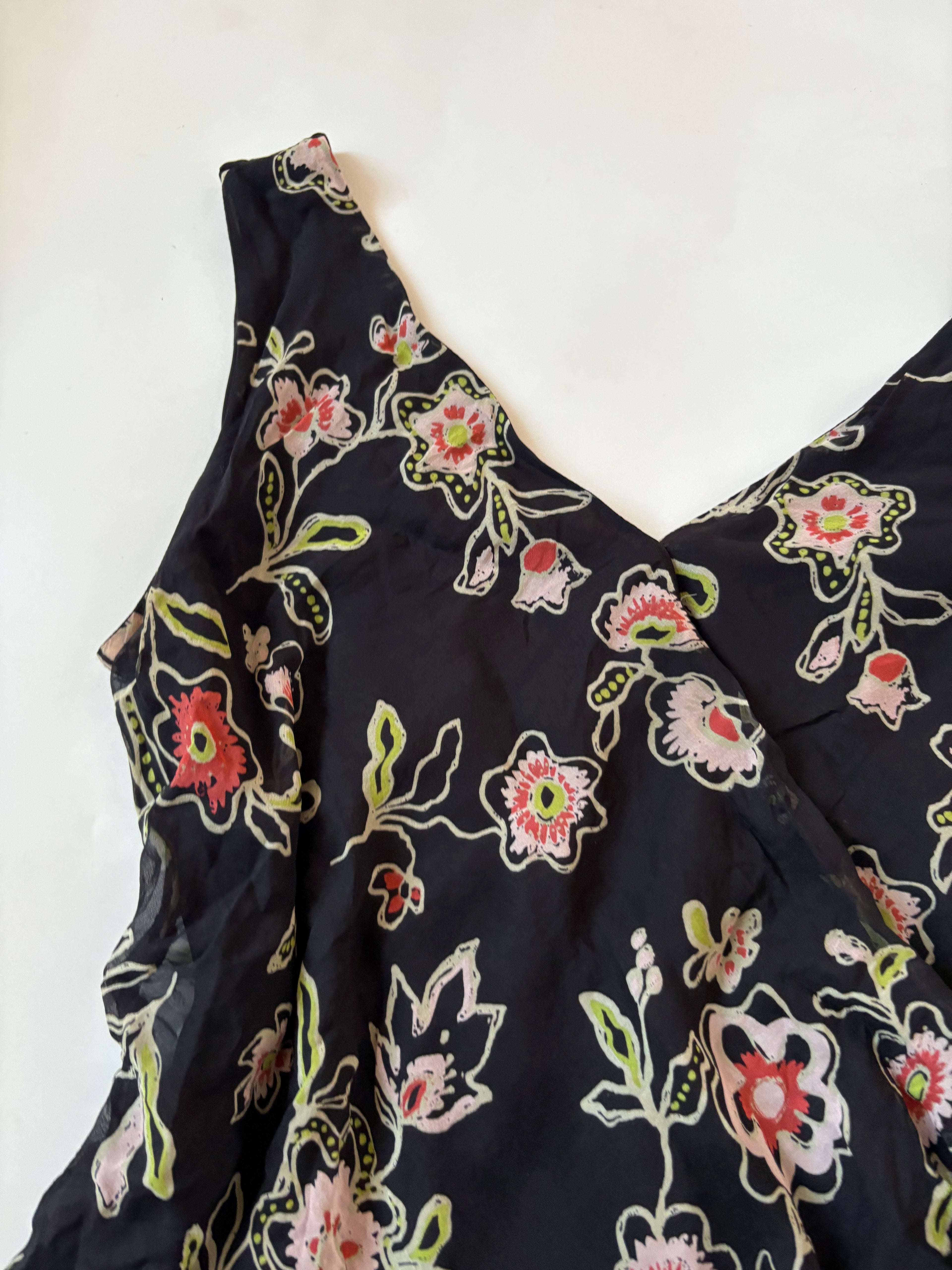 luisa spagnoli pure silk cami top ( 40inch)