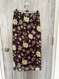 purple funky maxi skirt (28inch)