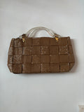 Beige hand bag