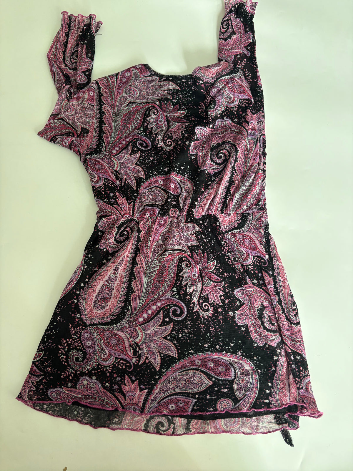 LDA floral purple top(34-38 inch)
