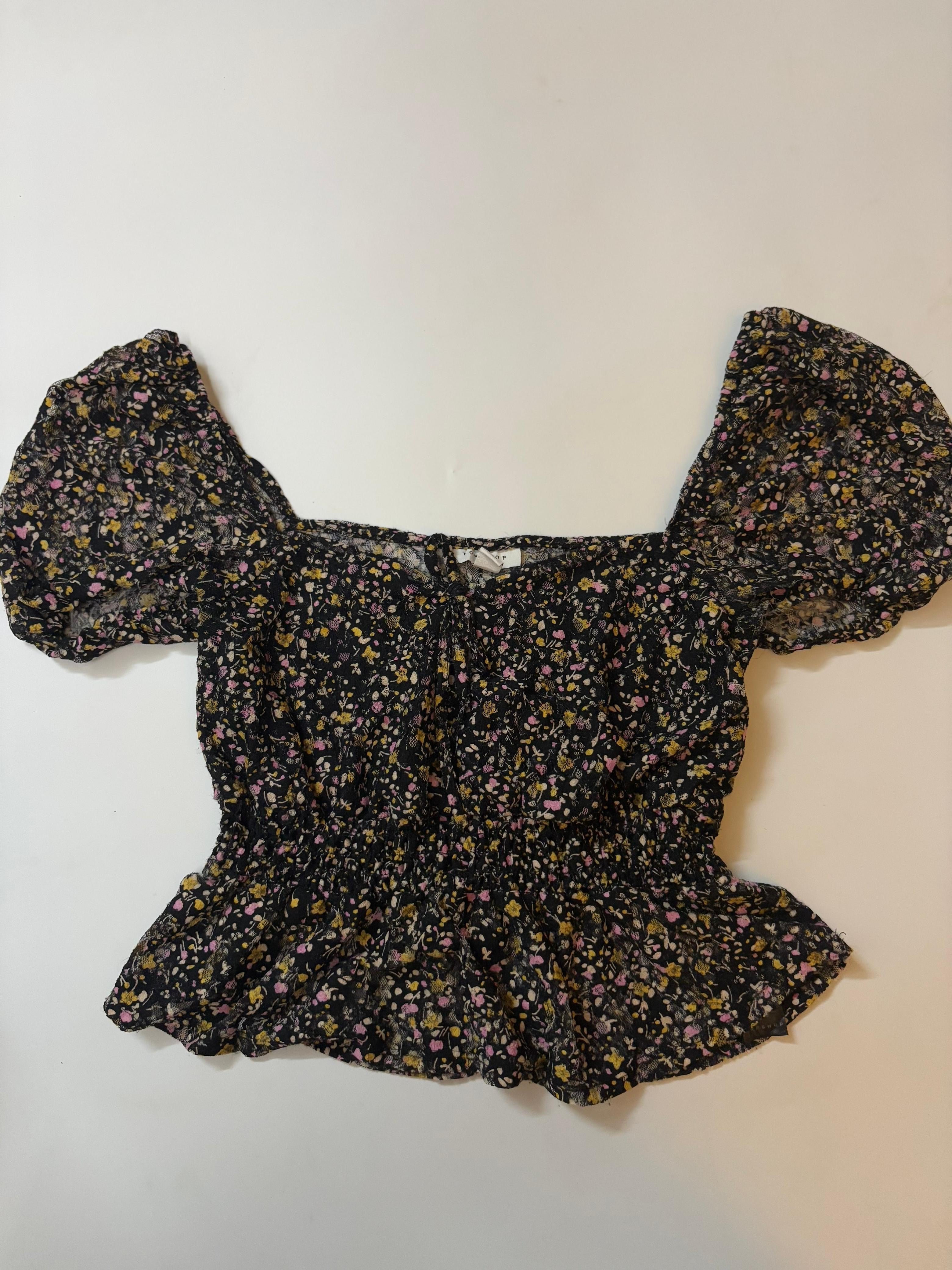 Topshop floral top(36 inch)
