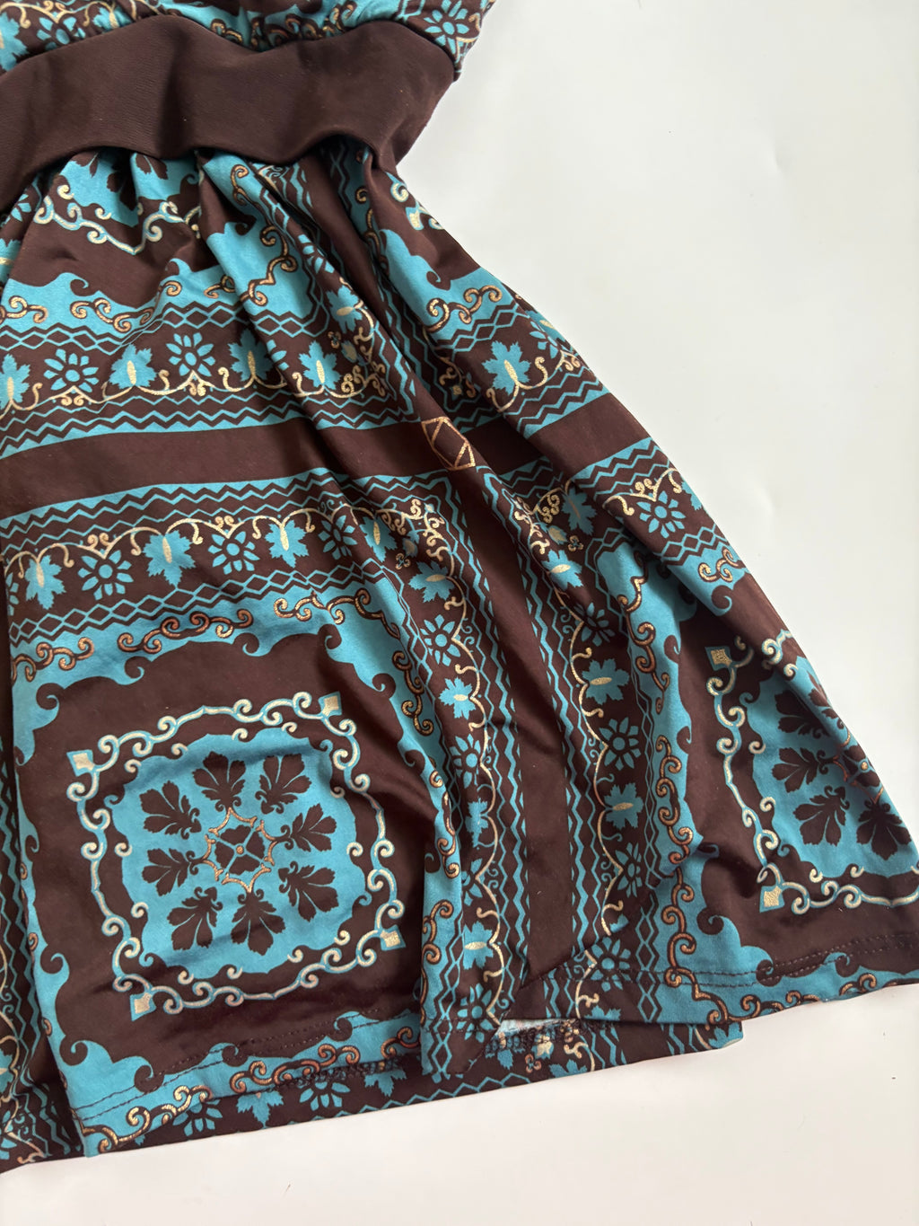 poetry v neck printed top (34inch)