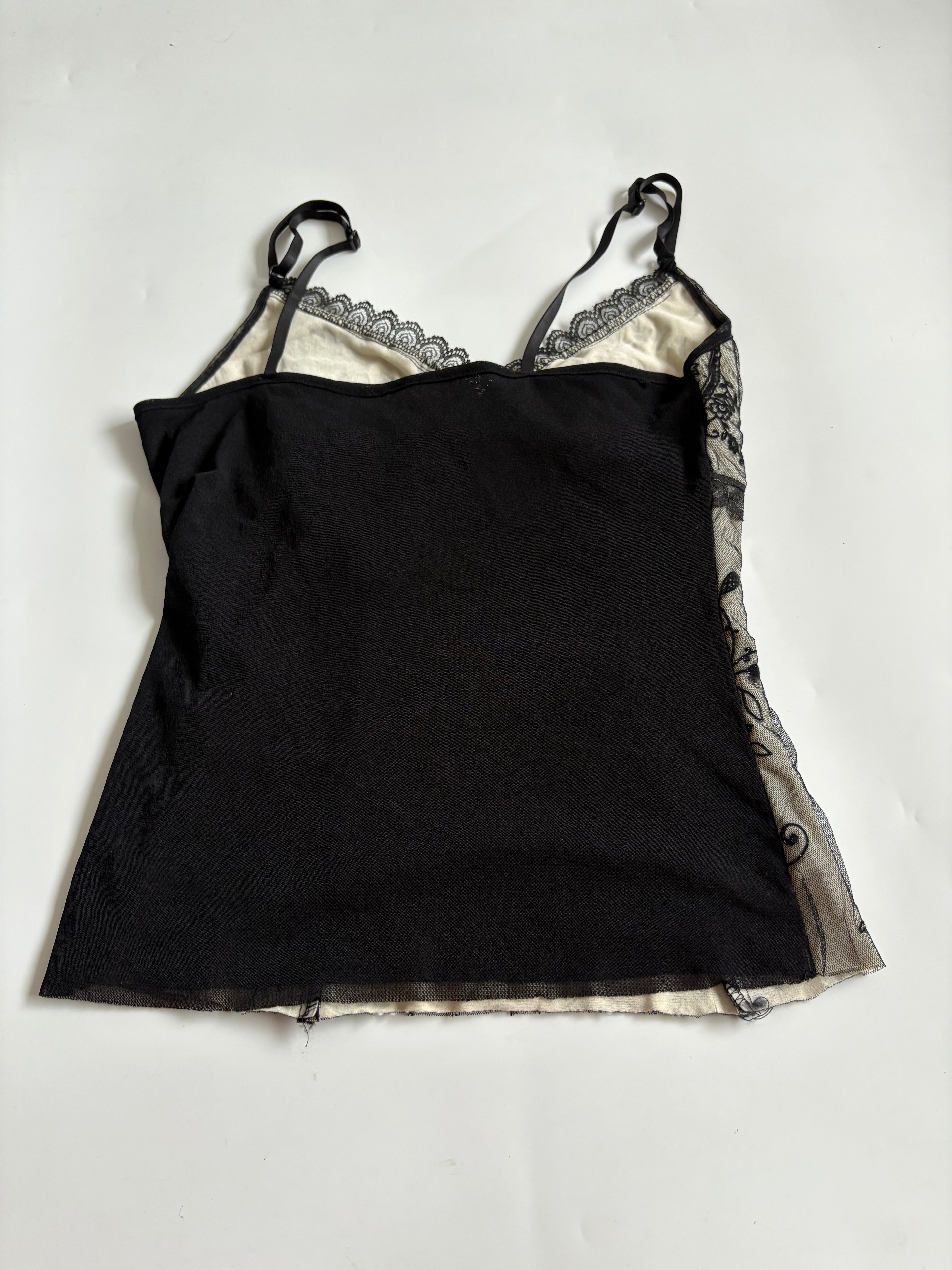whimsigoth white top (34inch)