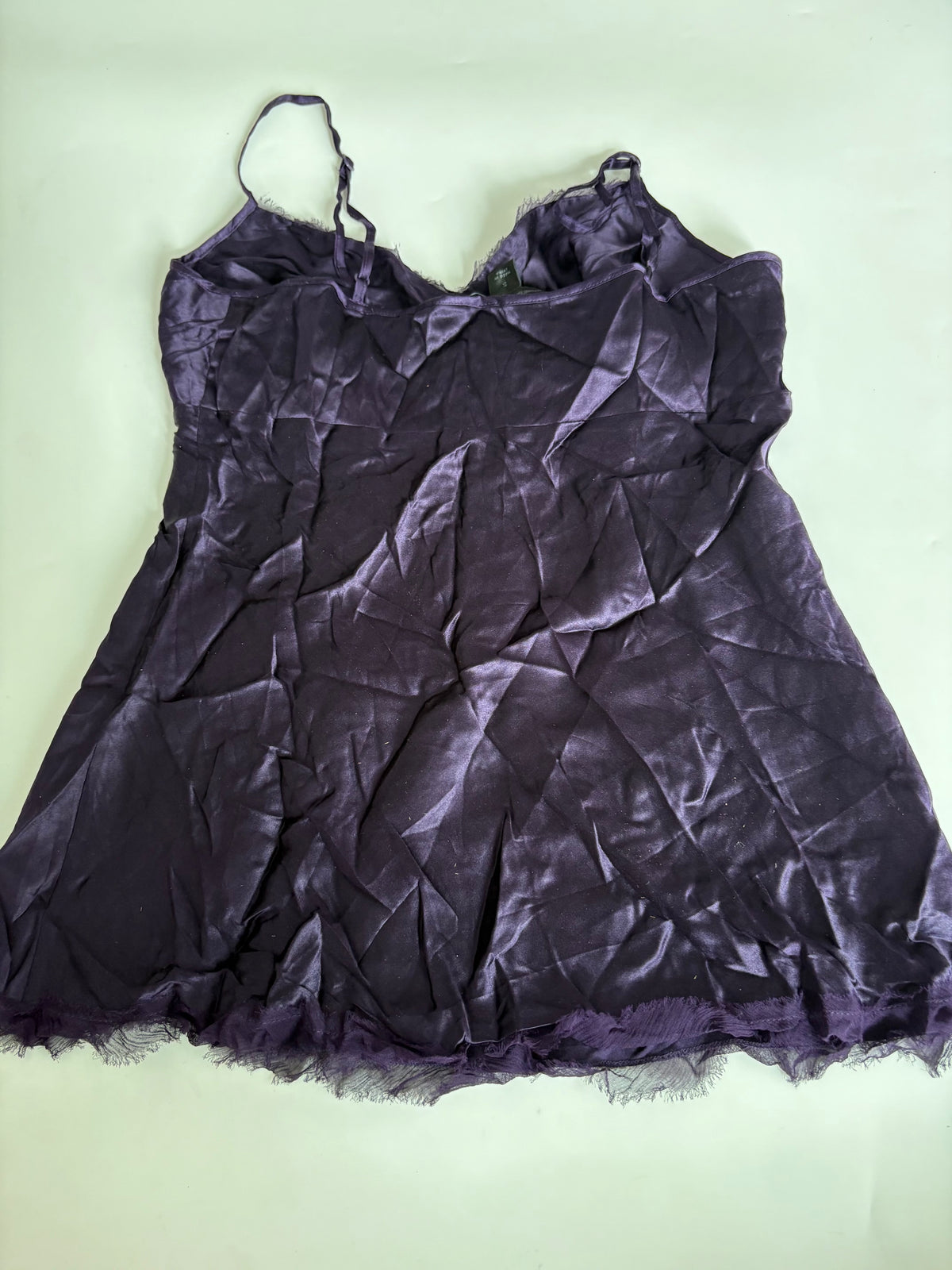 Express design pure silk violet top(34 inch)