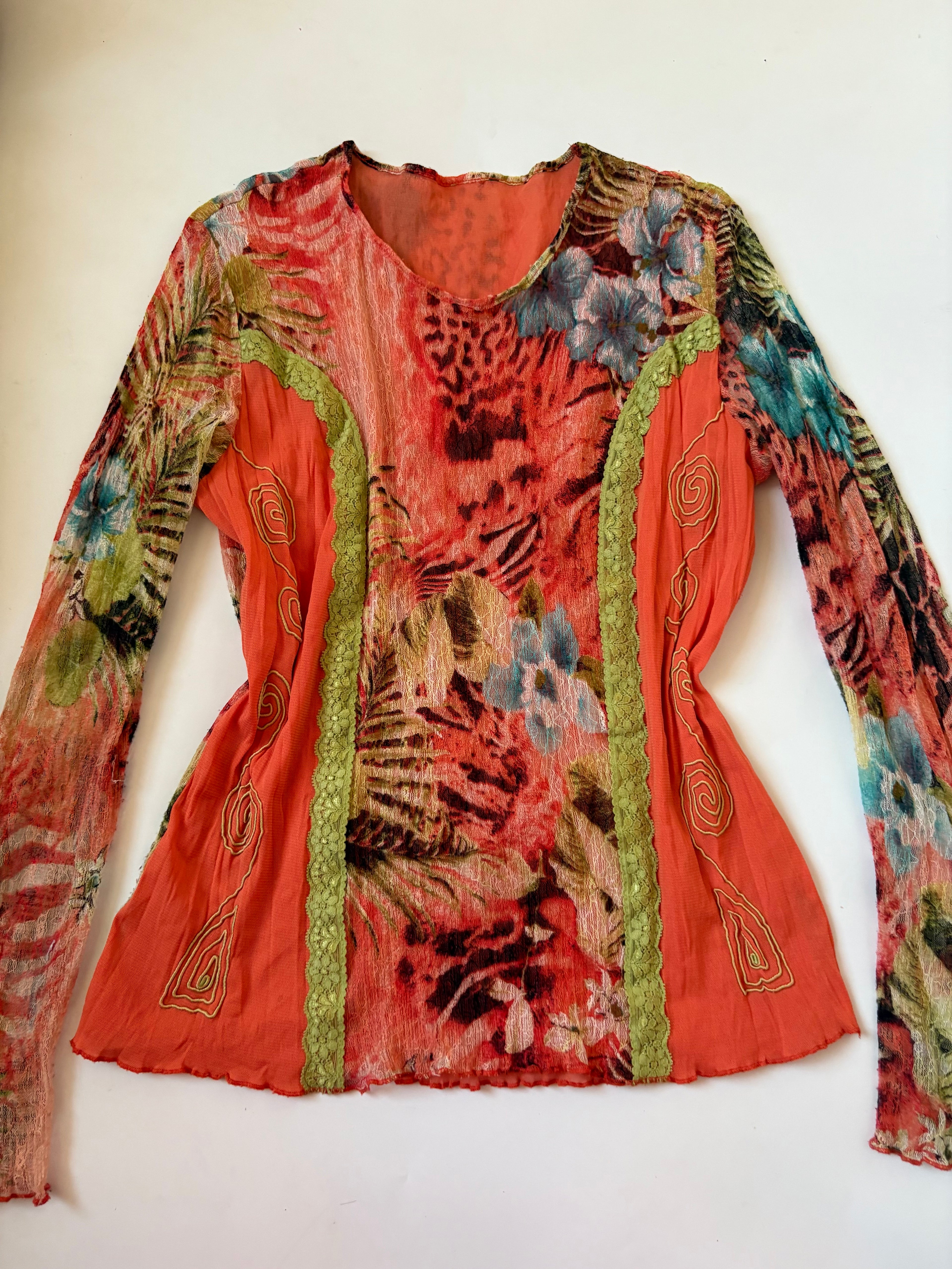 orange mesh top ( 40-44inch)