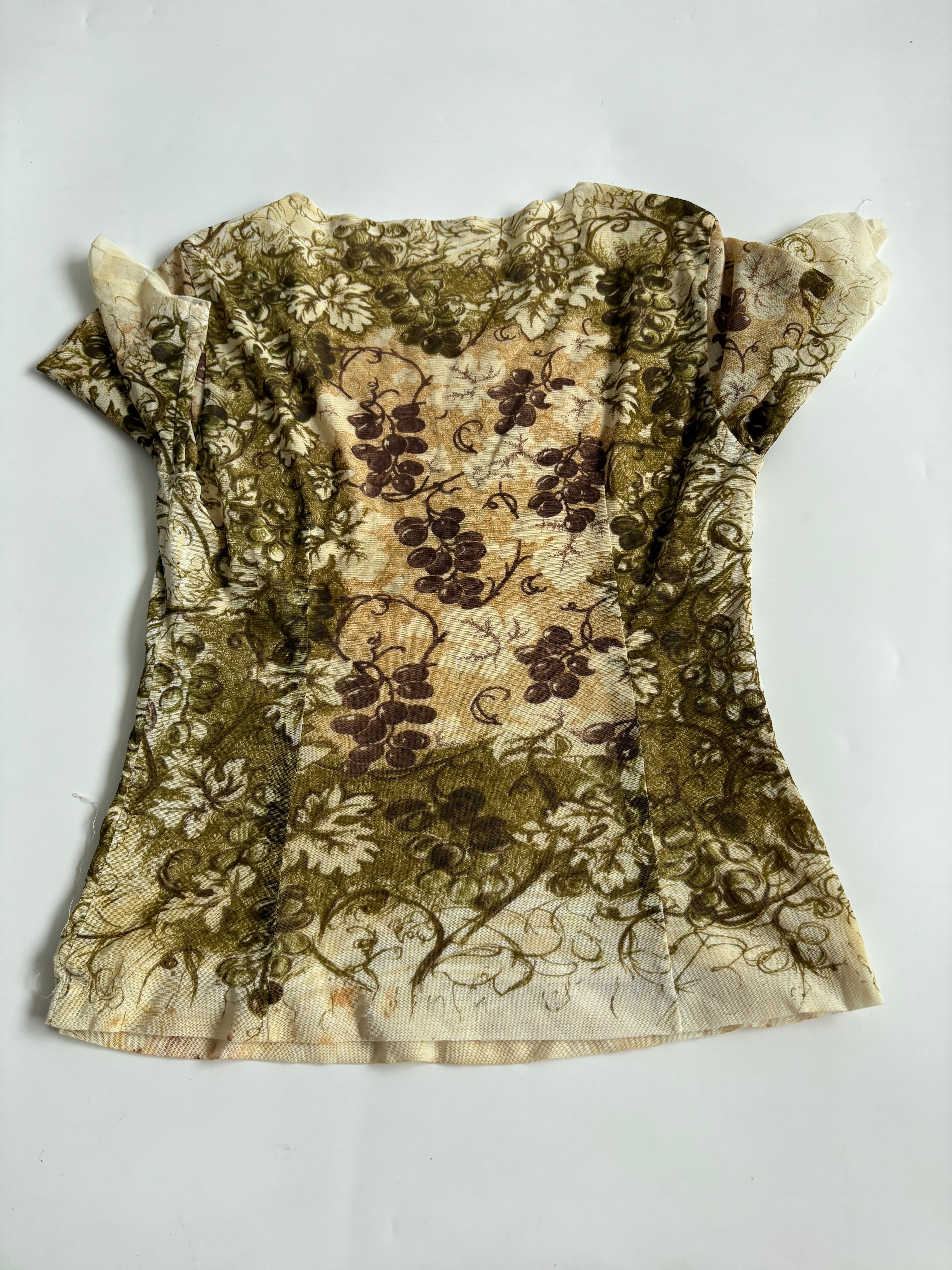 cherry printed top (36-40inch)