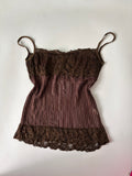 Brown cami top(30-32 inch)