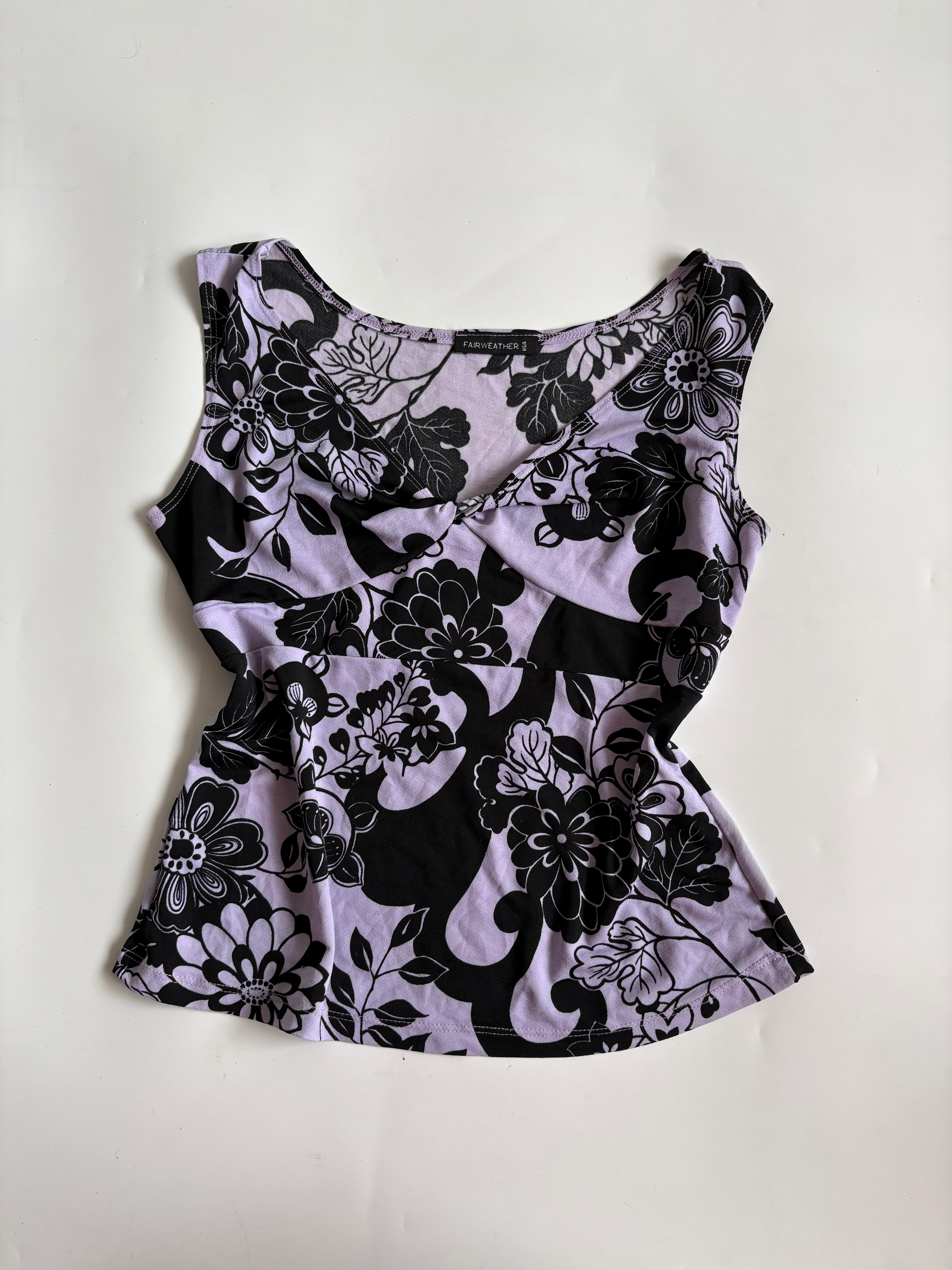 fairweather v neck purple top (34-38inch)