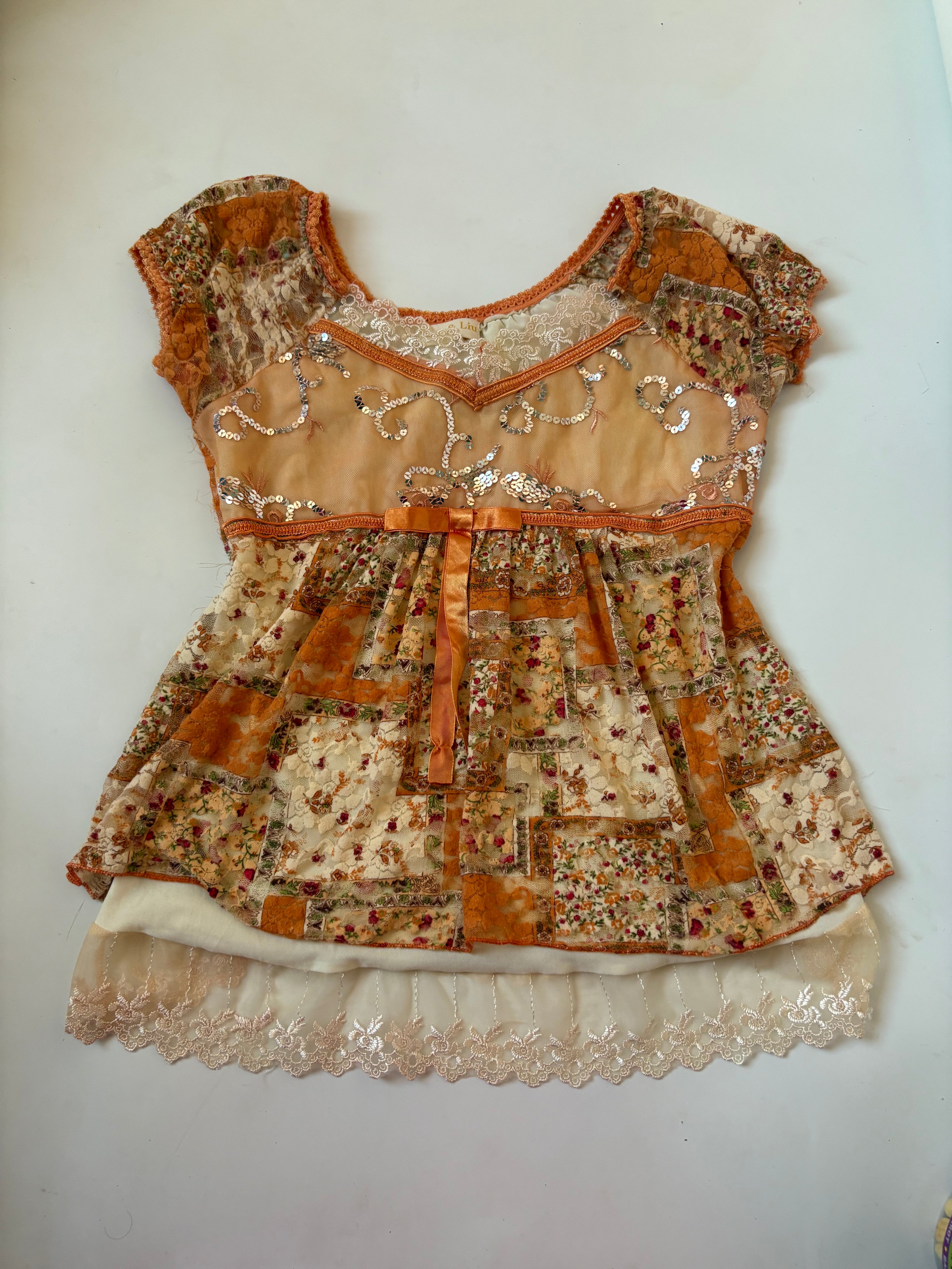 fairycore babydoll top ( 36-38inch)