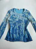 JUST WOMAN blue top(38-40 inch)
