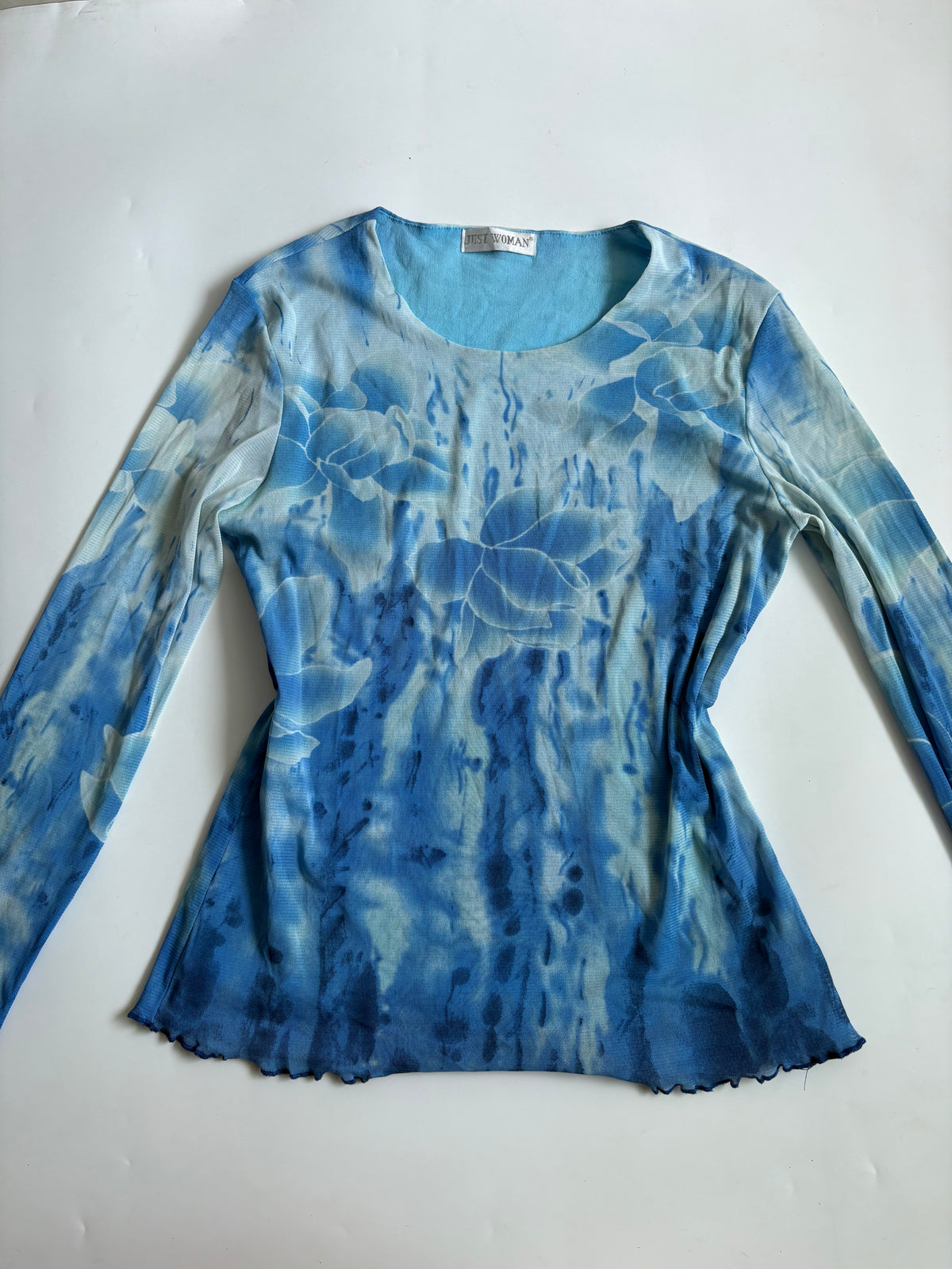 JUST WOMAN blue top(38-40 inch)