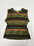 plisse green top (36-40inch)