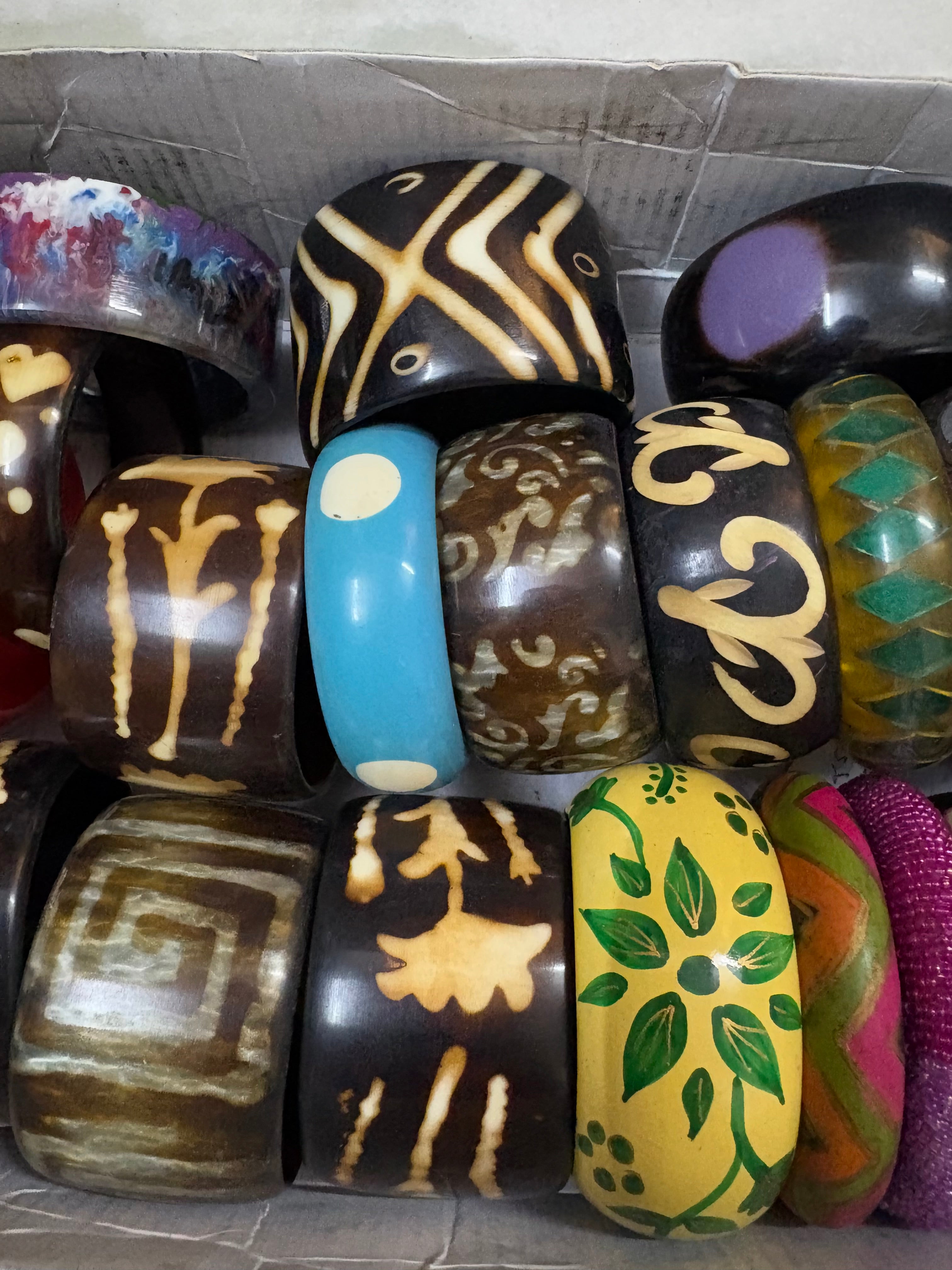 Chunky wooden bangles pt 1