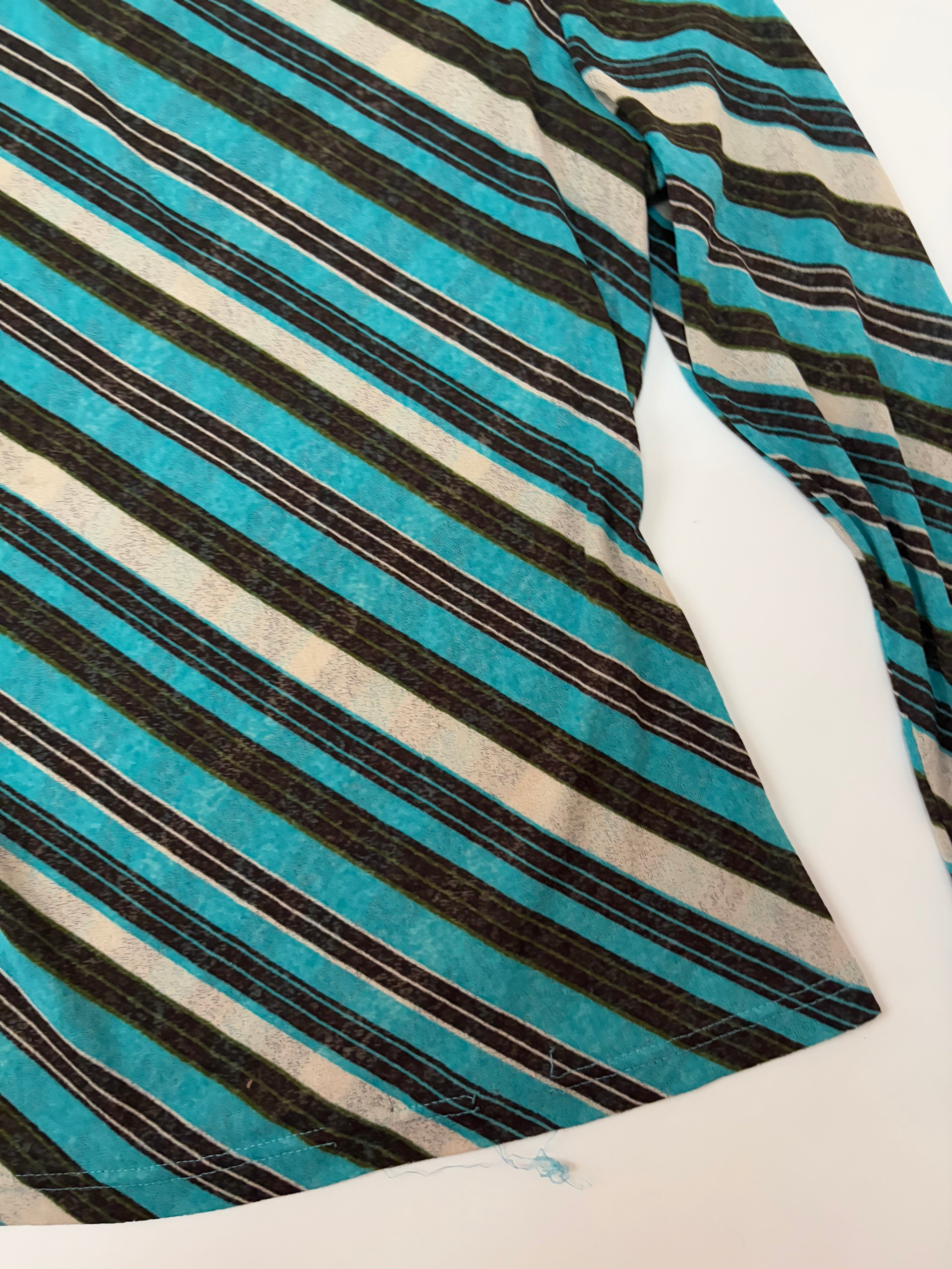Stripped mixed colour top(34-38inch)