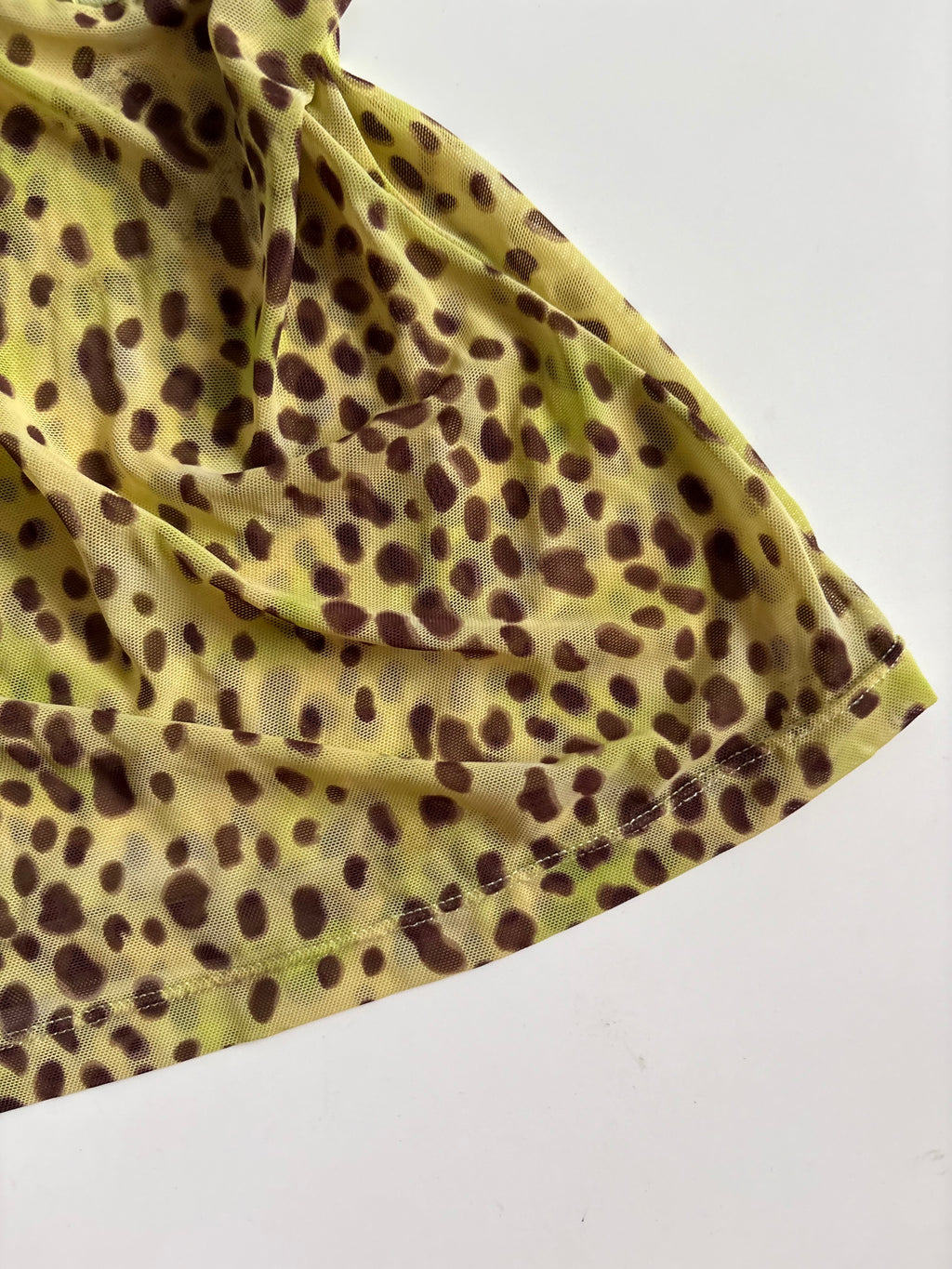cheetah green cami top (32inch)