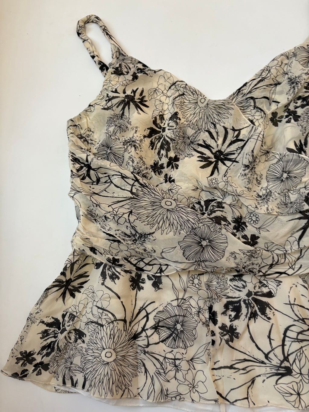 structured white top (38inch)