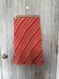 blue motion orange stripped skirt ( 30-34inch)