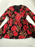 Sheng  shi Yi zhuang floral top(42-44 inch)