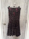 luisa spagnoli velvet skirt (32inch)