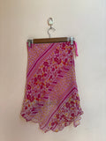 One one pink floral skirt(24-26 inch)