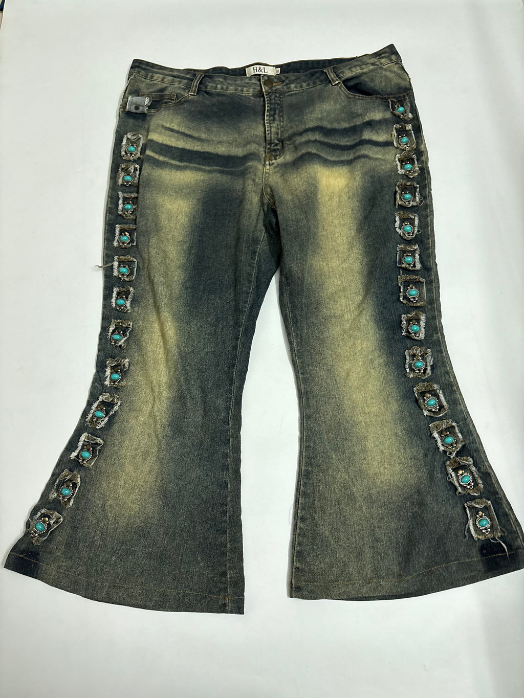 H&L beaded high rise jeans(40 inch)