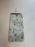 Beige floral skirt(32-36 inch)
