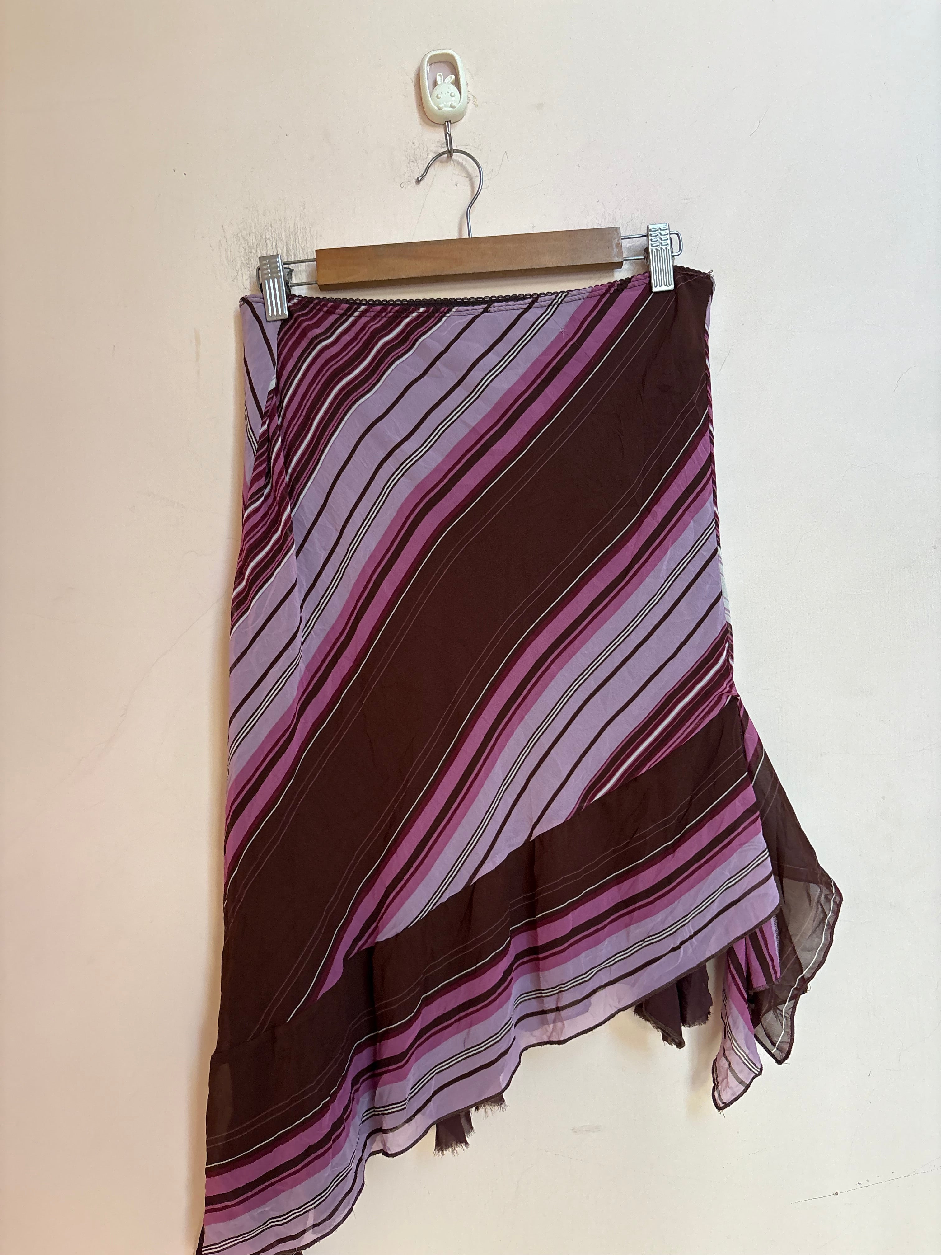 UNIT stripped skirt(34-36 inch)