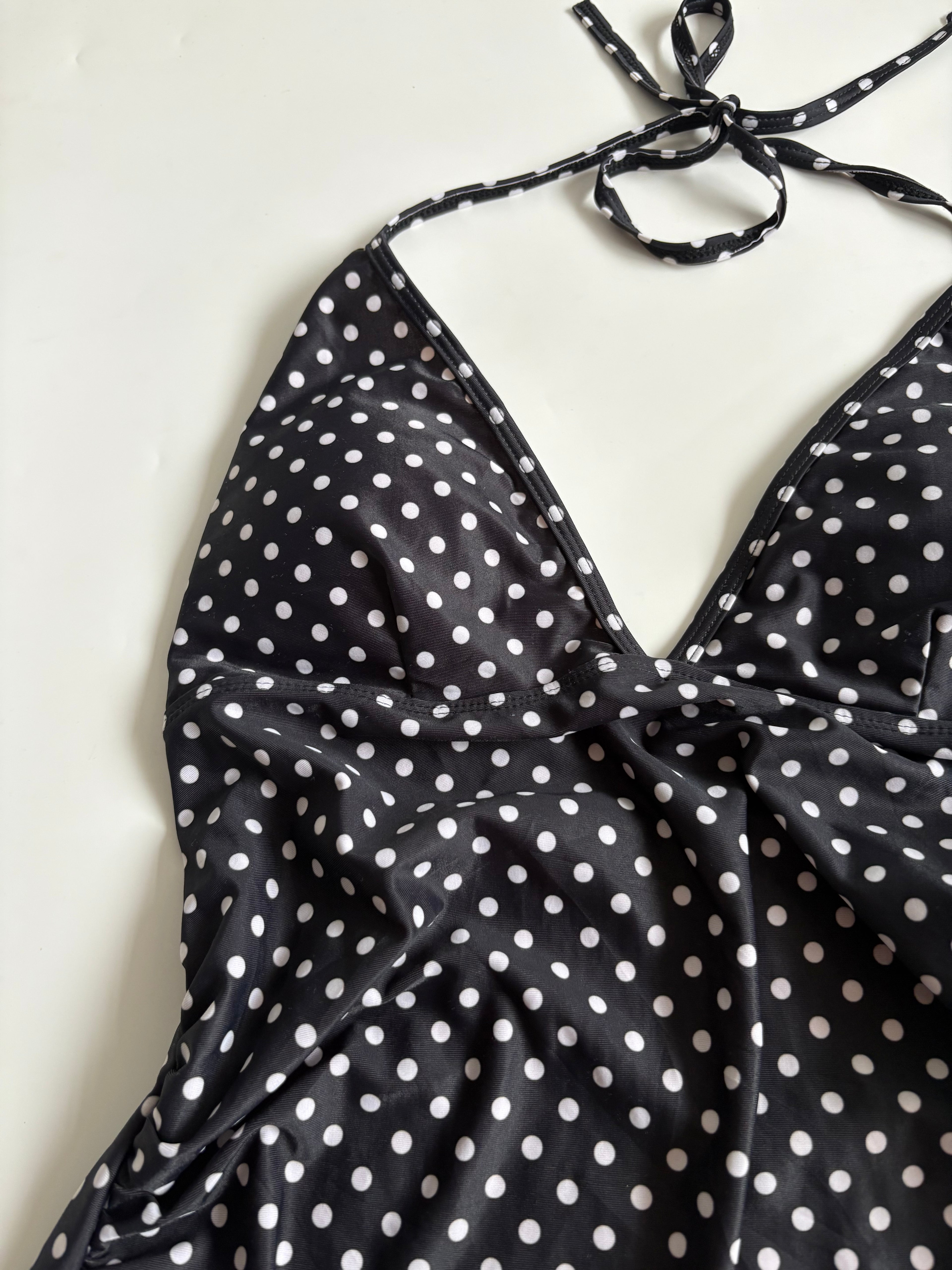 polka dot halter neck top ( 34-36inch)