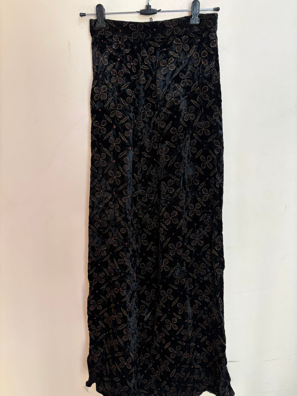 Black velvet fairy core skirt(26 inch)