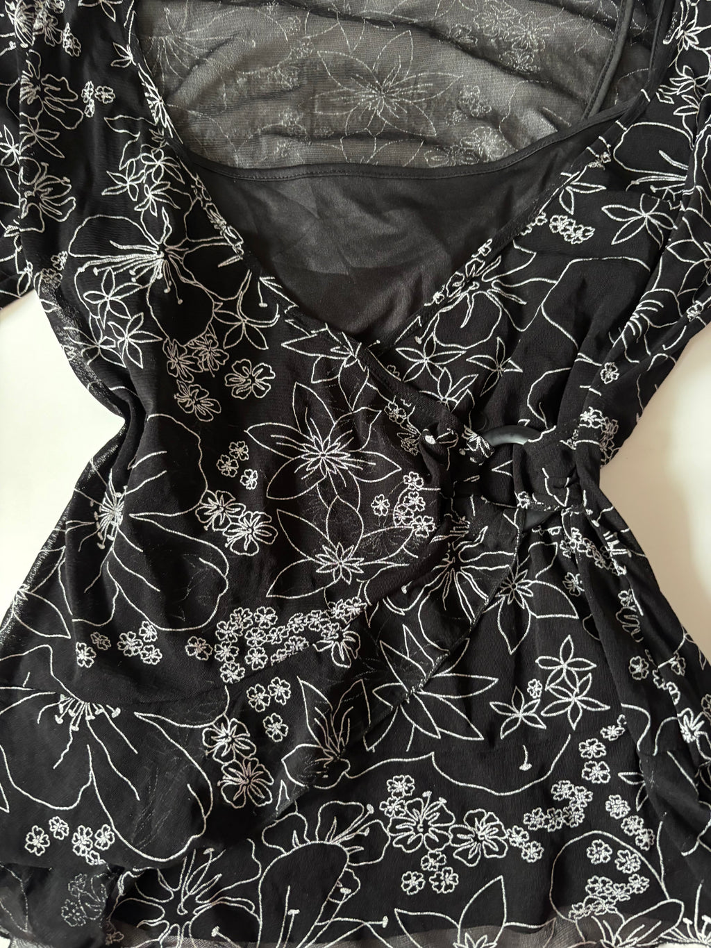 floral top with inner slip ( 40-42inch)