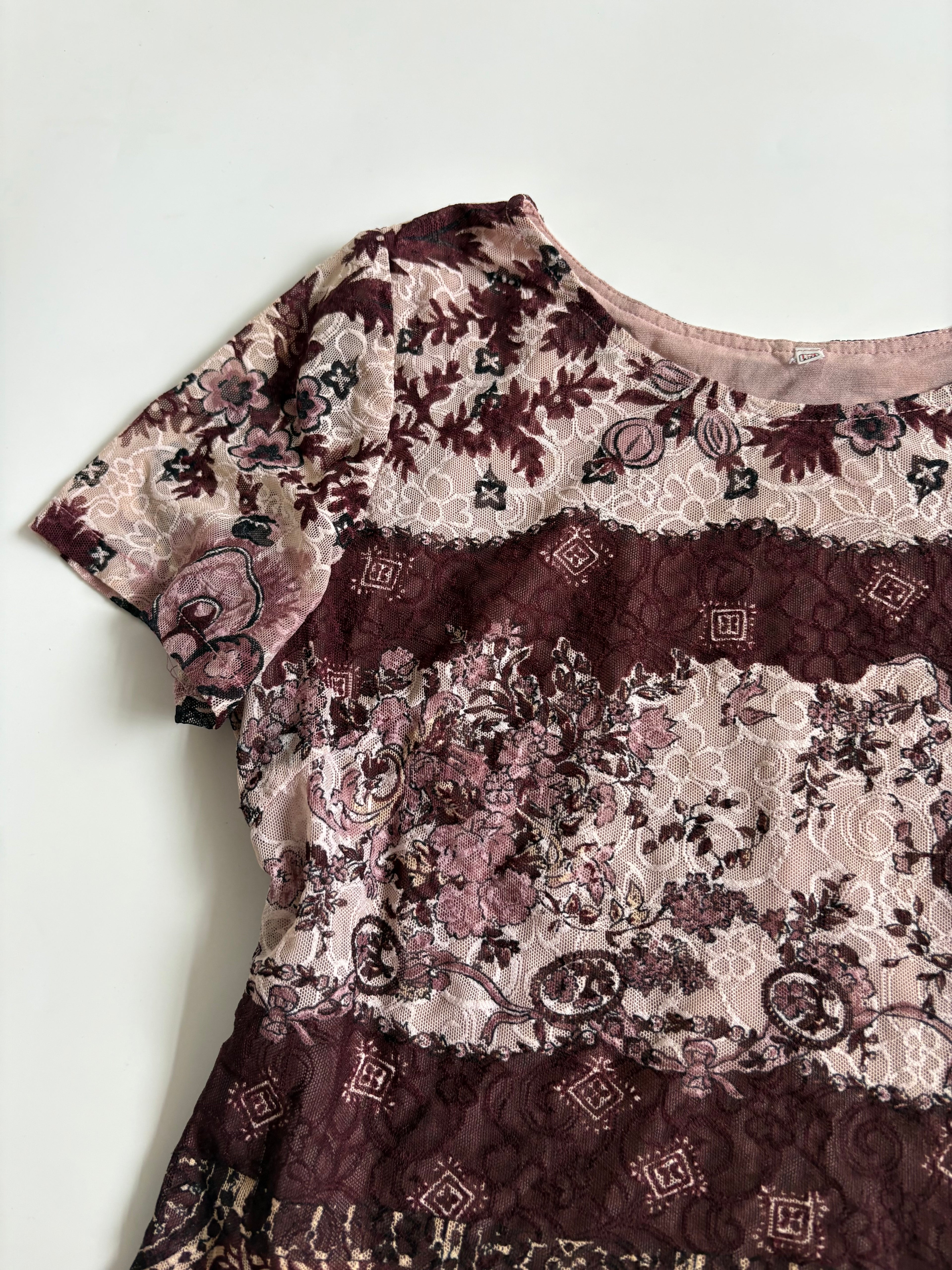 printed cotton top (38-42inch)