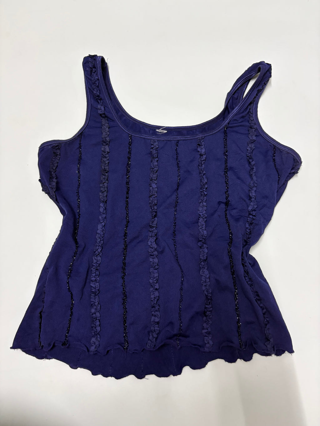 Navy blue sparkly top( 32inch )