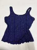 Navy blue sparkly top( 32inch )