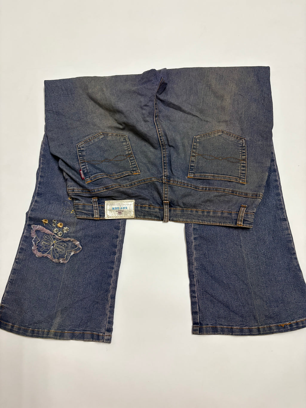 shyger butterfly purple jeans (35inch)