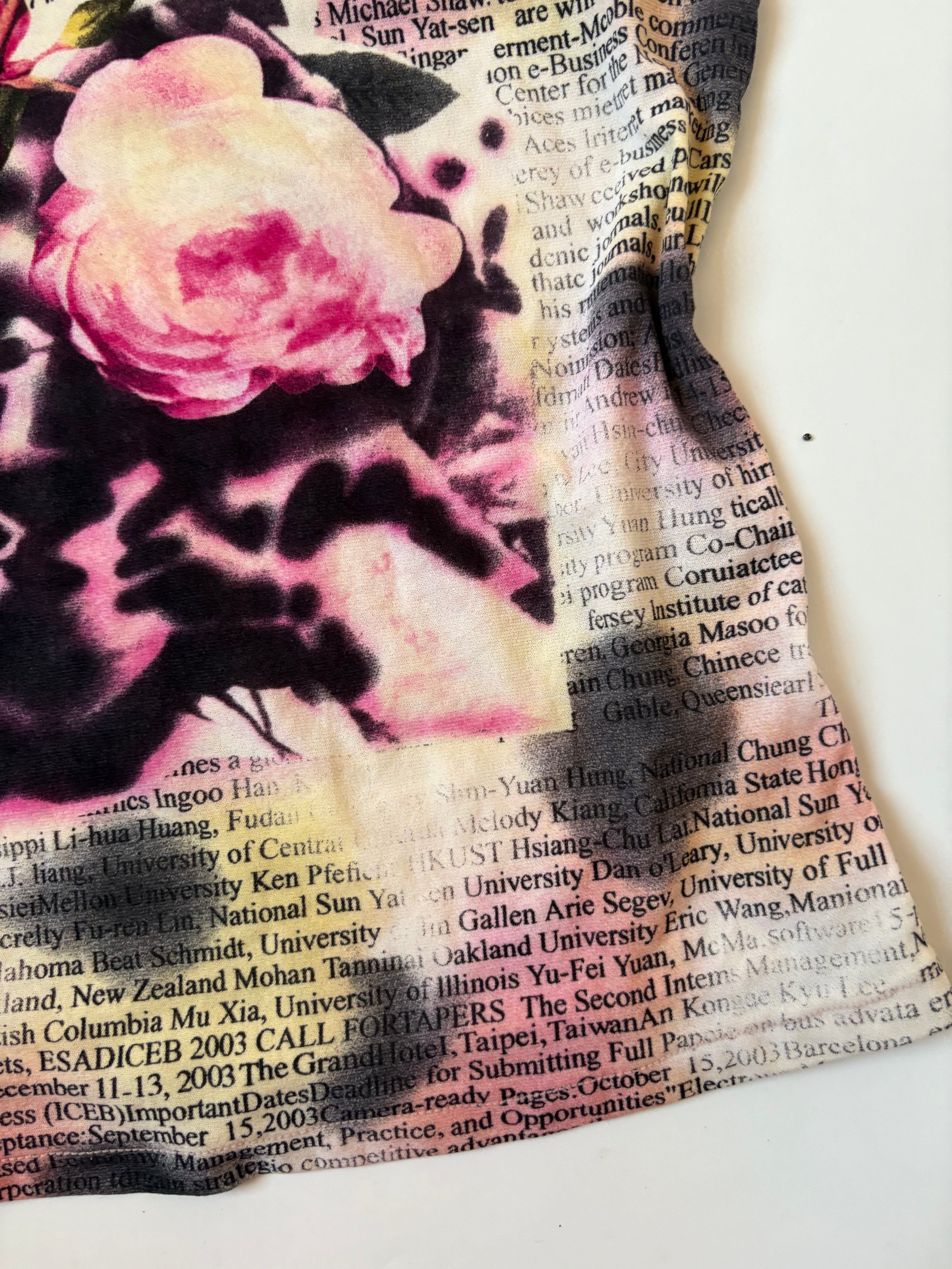 news paper printed top (36-38inch)