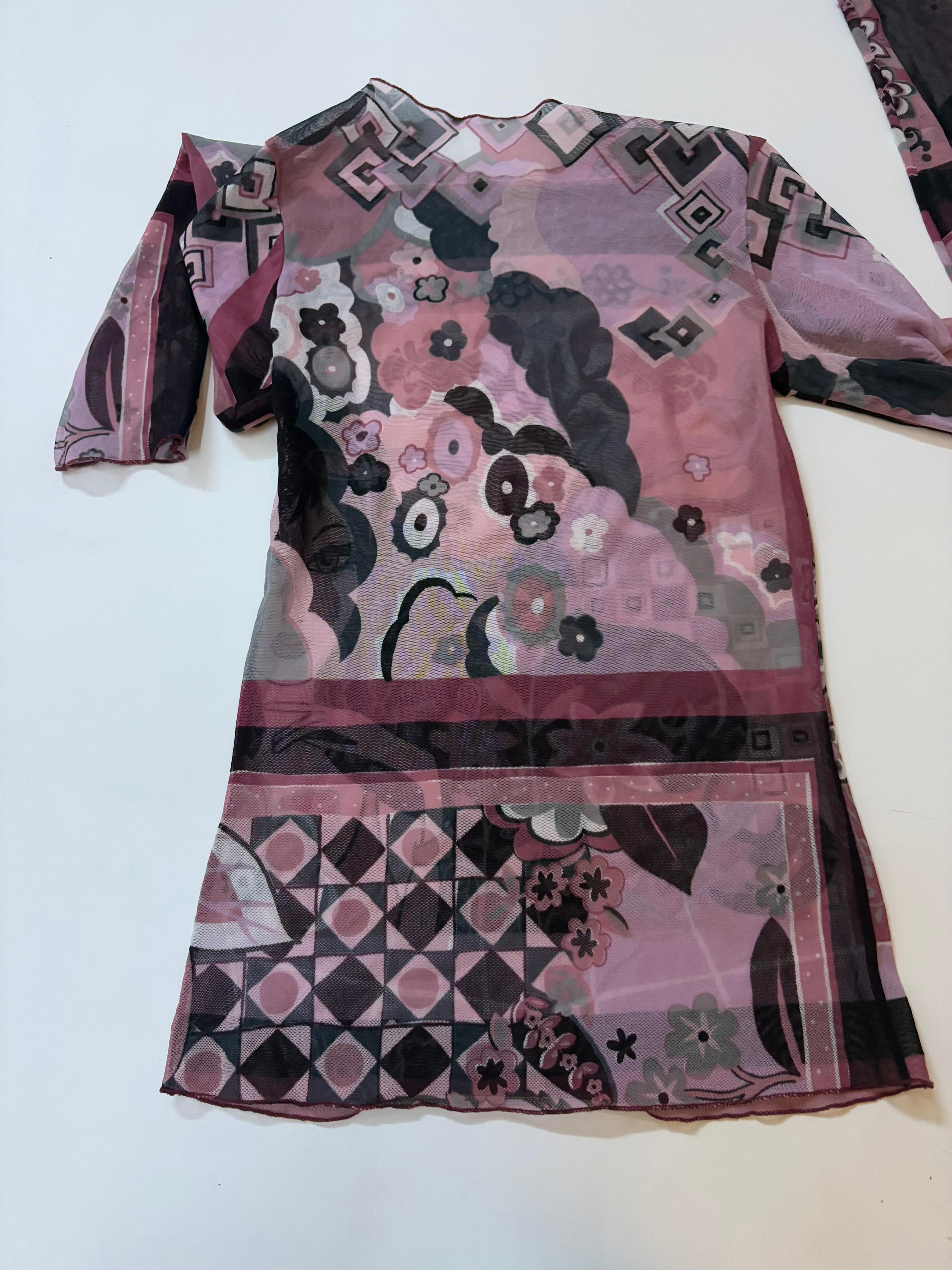 Floral purple top(32-36 inch)