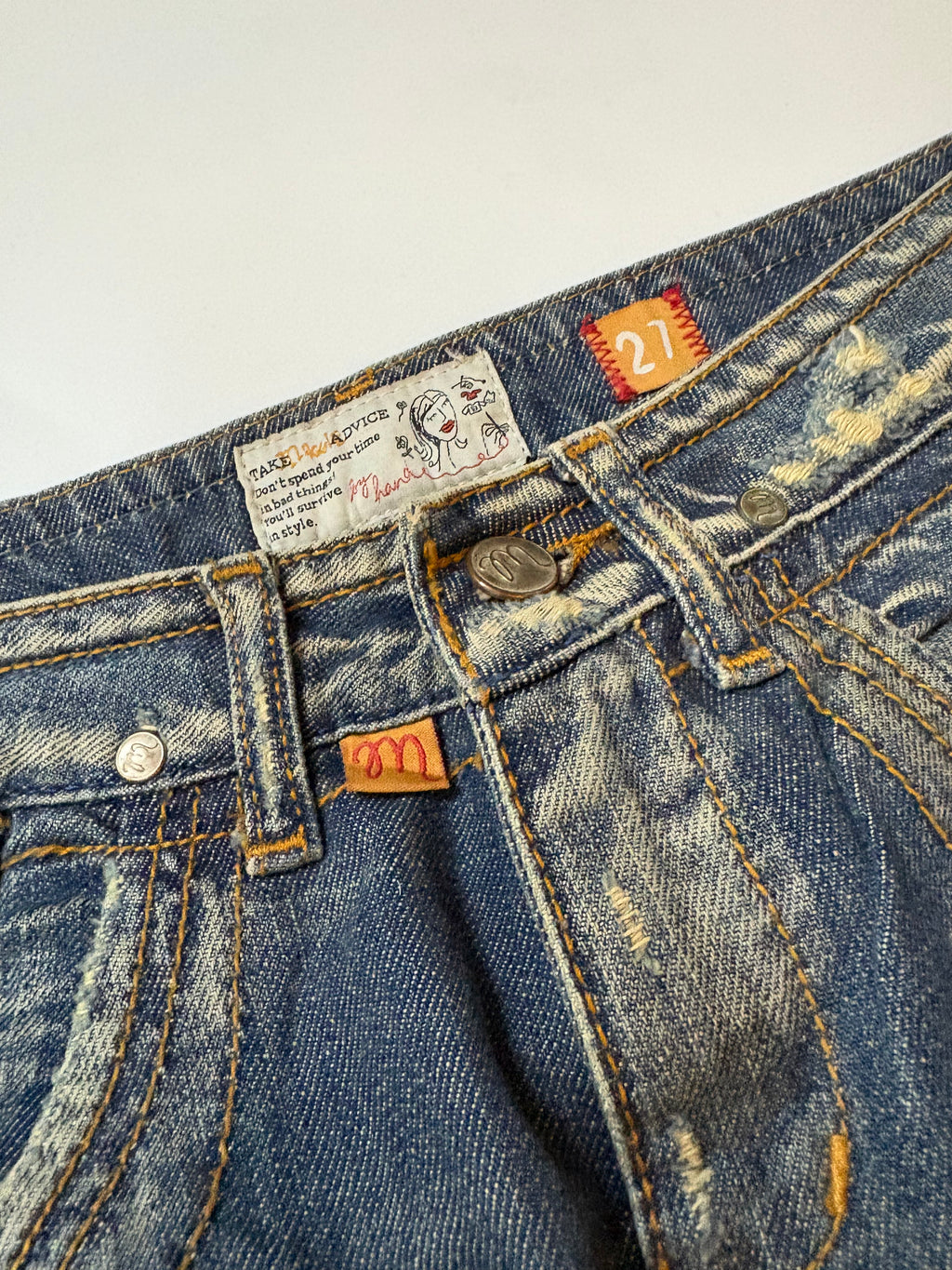 MAGGIE low rise jeans(28 inch)