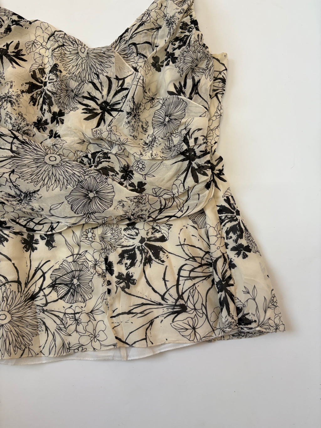 structured white top (38inch)