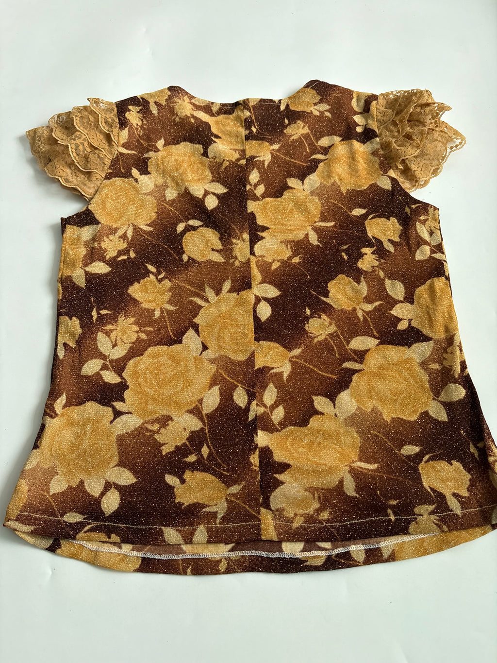 v neck printed top (36-42inch)
