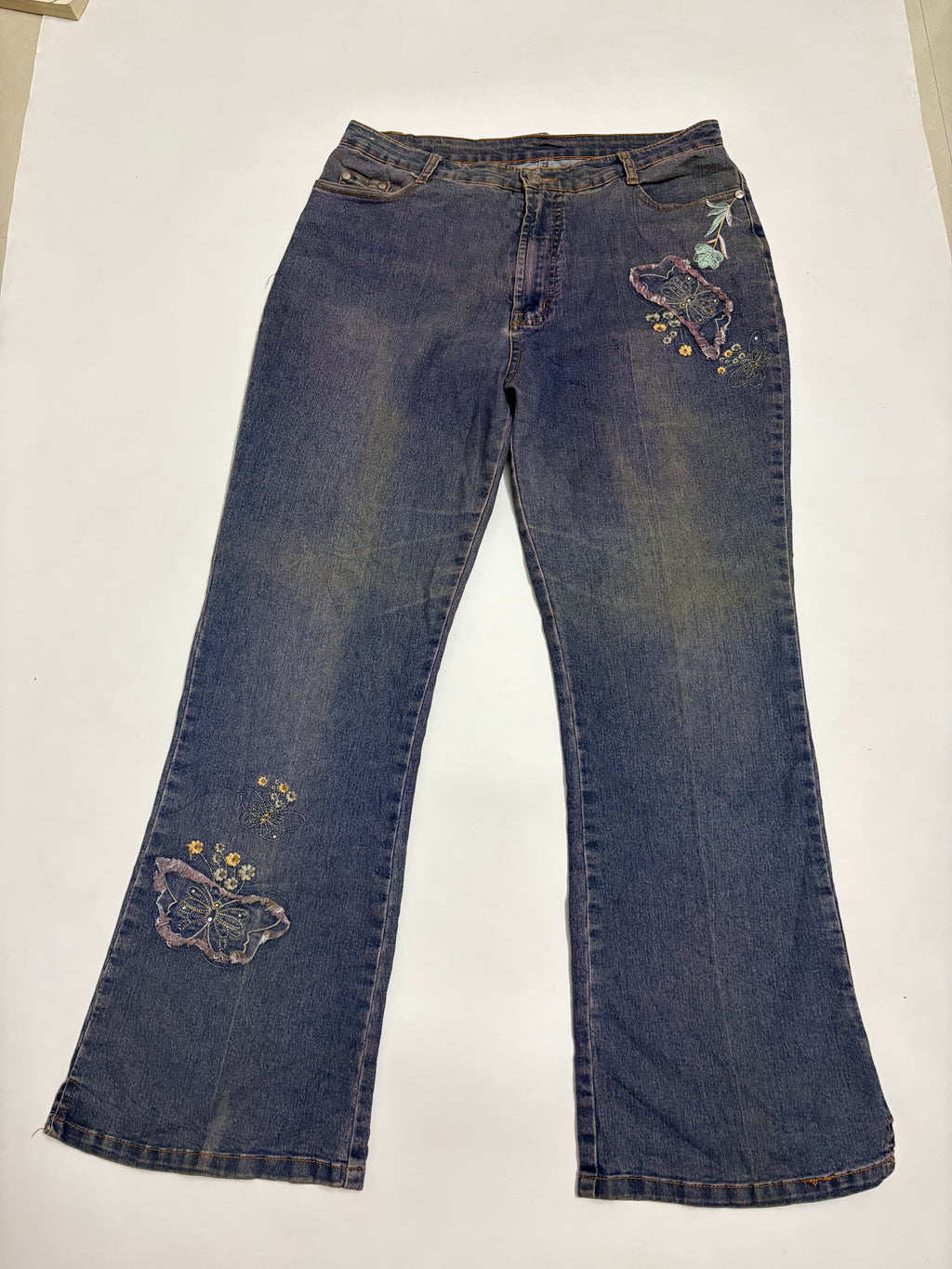 shyger butterfly purple jeans (35inch)