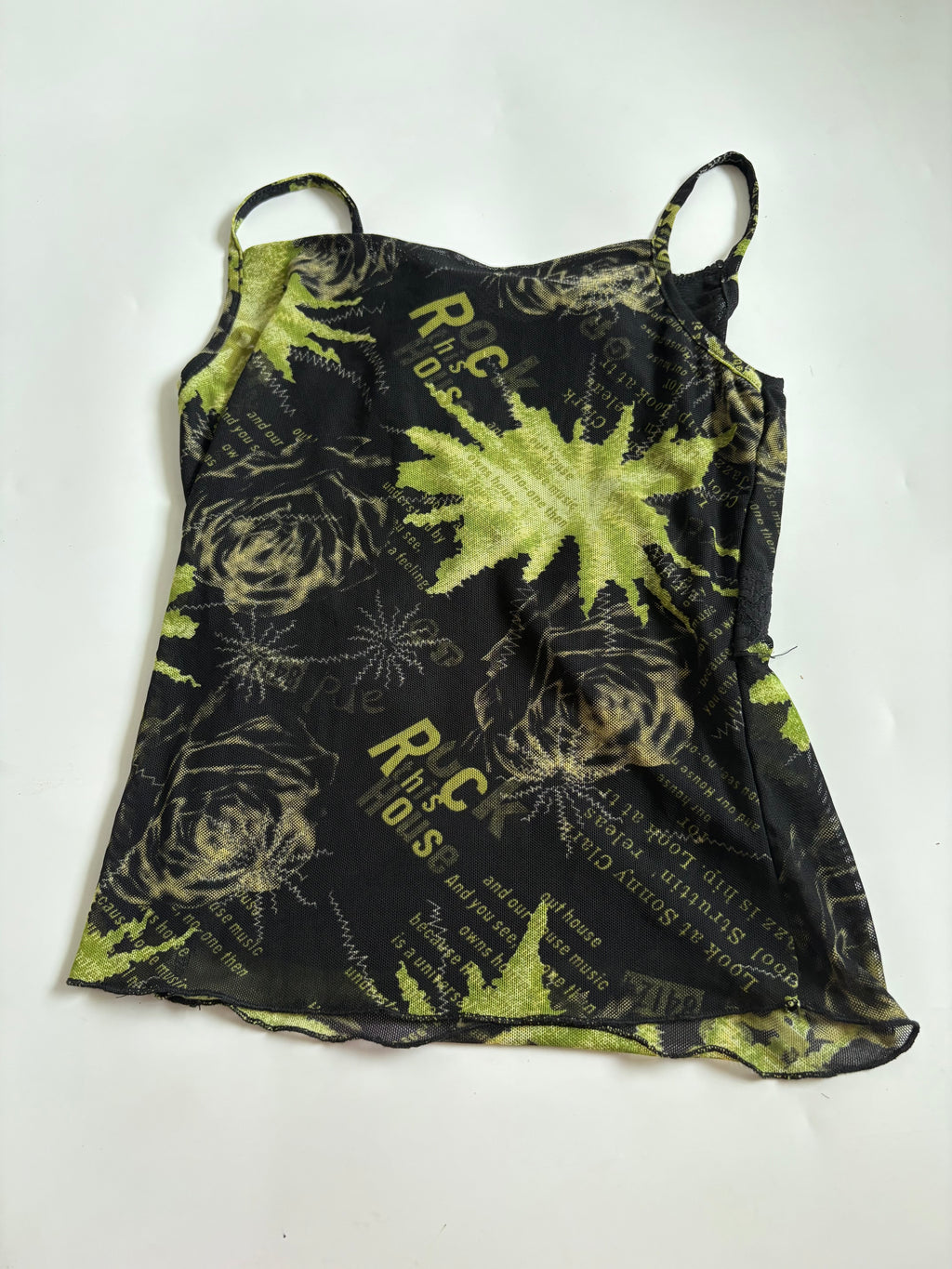 green cami top (30-32inch)