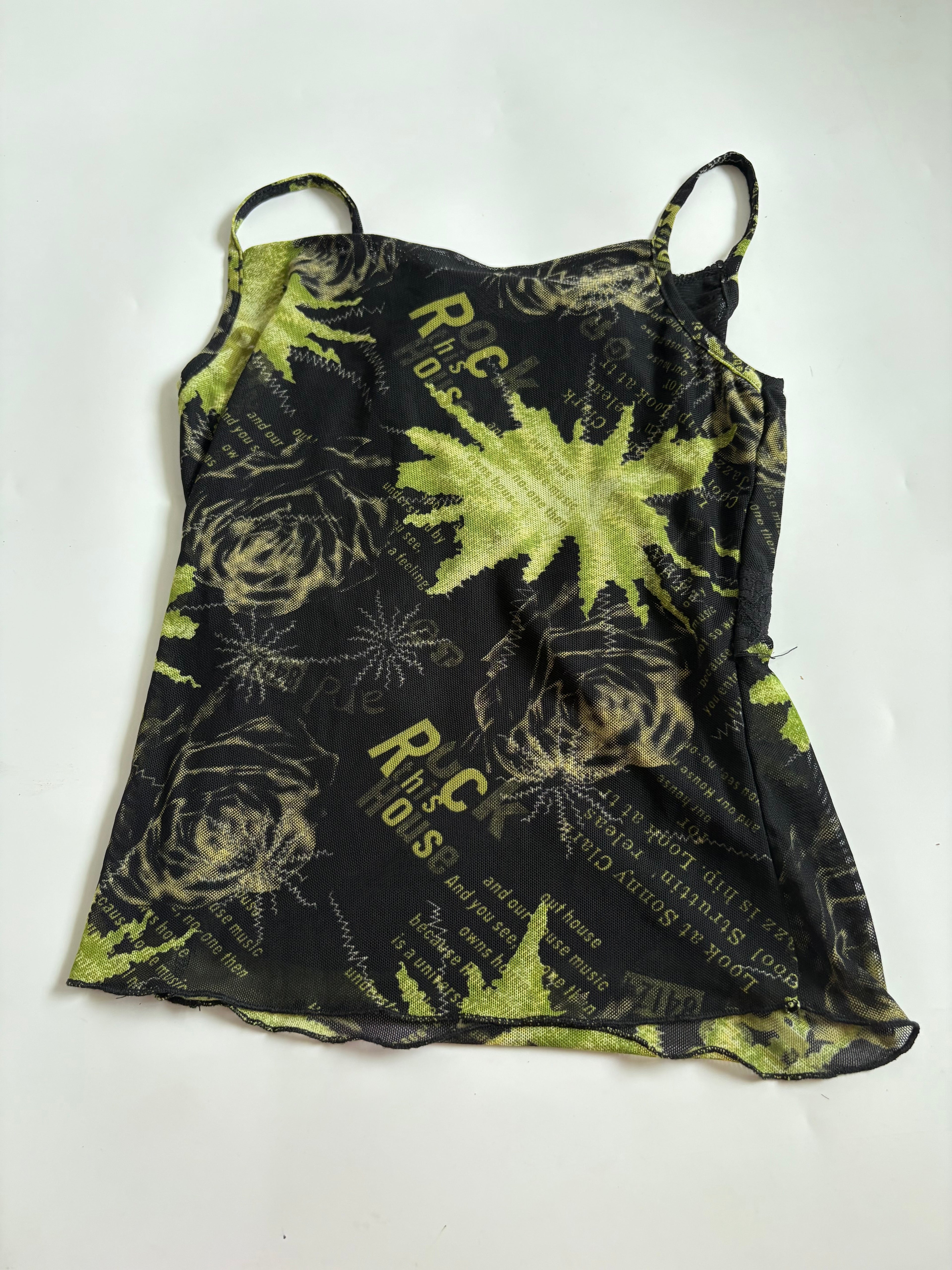 green cami top (30-32inch)